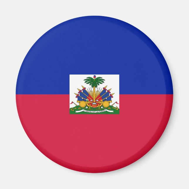 Aimant Drapeau Haïti (Devant)
