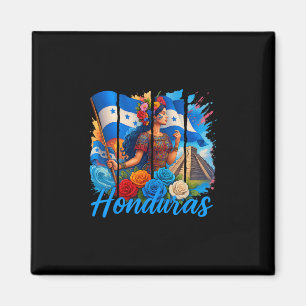 Aimant Drapeau hondurien Copan Honduras Voyage Vacances e