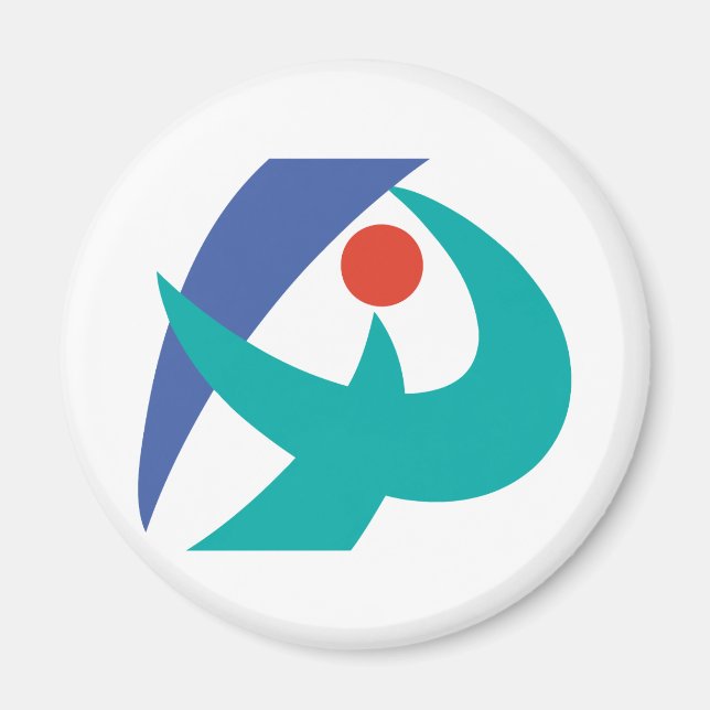 Aimant Drapeau Iga, Mie, Japon (Devant)