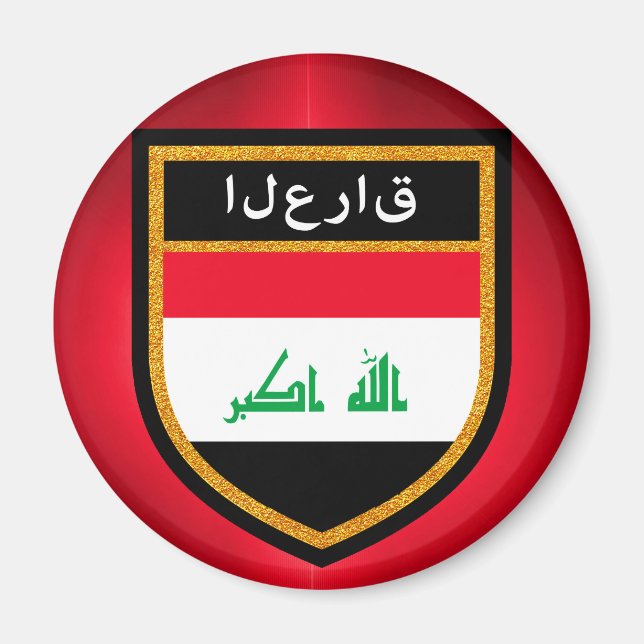 Aimant Drapeau Iraq (Devant)