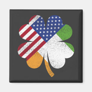 Aimant Drapeau irlandais Carré irlandais