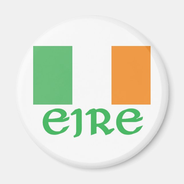 Aimant Drapeau irlandais EIRE (Devant)