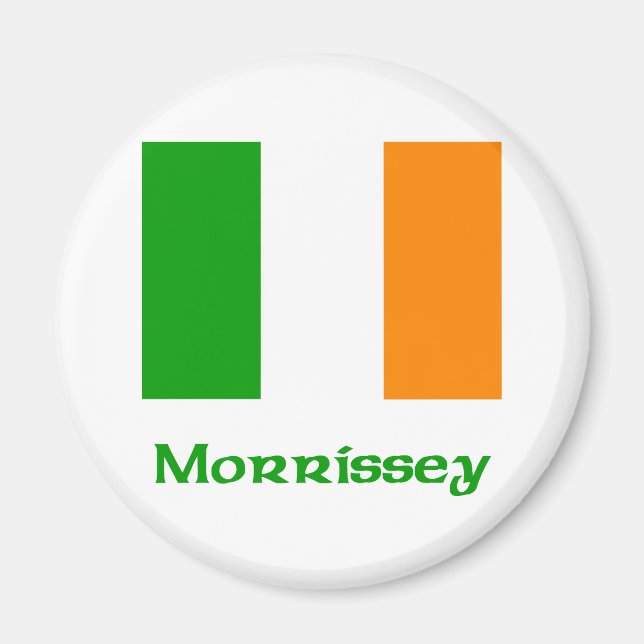Aimant Drapeau irlandais Morrissey (Devant)