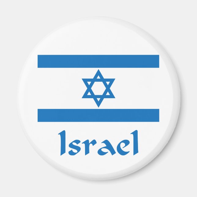 Aimant Drapeau Israël (Devant)