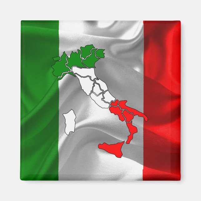 Aimant Drapeau italien (Devant)