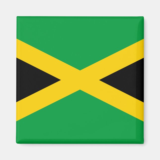 Aimant Drapeau jamaïcain (Devant)