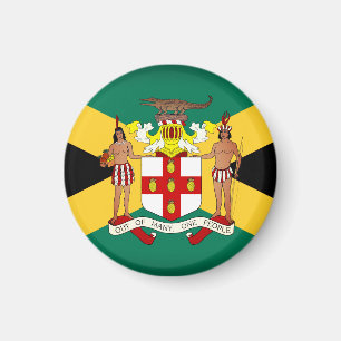 Aimant Drapeau jamaïcain / Armoiries