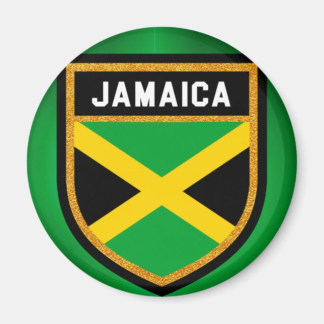 Aimant Drapeau Jamaïque (Devant)