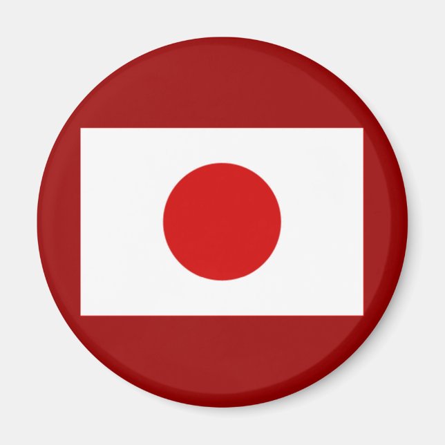 Aimant Drapeau japonais (Devant)