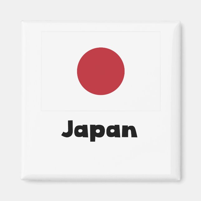 Aimant Drapeau japonais (Devant)