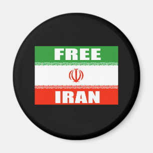 Aimant Drapeau LIBRE de l'IRAN