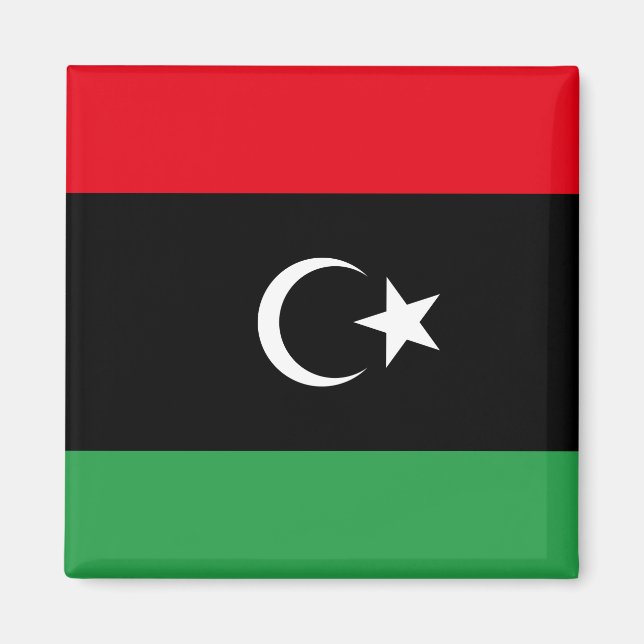 Aimant Drapeau libyen (Devant)