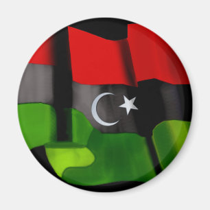 Aimant Drapeau libyen de drapeau de monarchie de