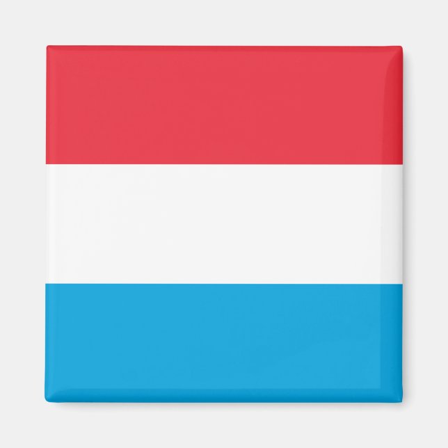 Aimant Drapeau Luxembourg (Devant)
