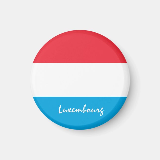 Aimant Drapeau Luxembourg & Voyage Luxembourg /sports (Devant)