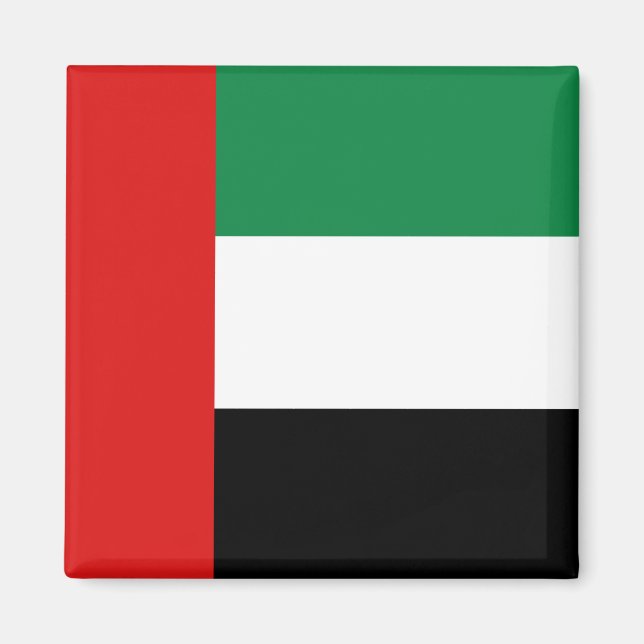 Aimant Drapeau magnétique des Émirats arabes unis (Devant)