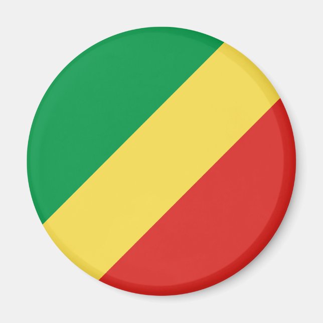 Aimant Drapeau magnétique République du Congo (Devant)