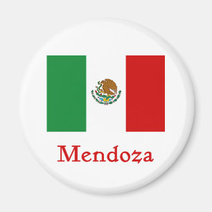 Aimant Drapeau mexicain de Mendoza