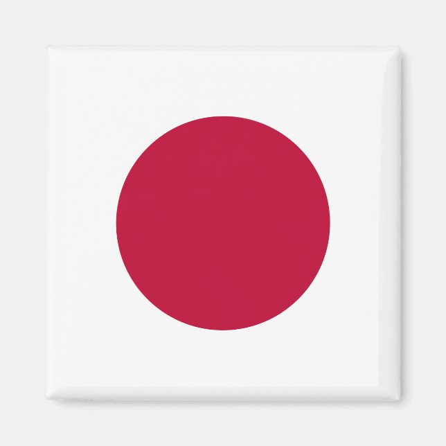 Aimant Drapeau mondial du Japon (Devant)