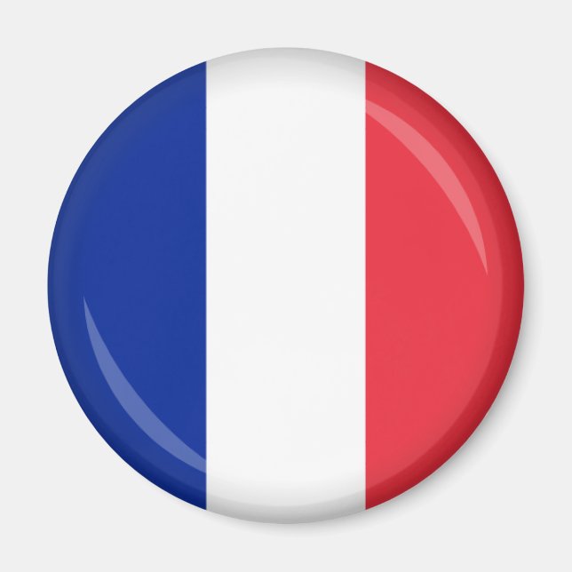 Aimant Drapeau national de France Drapeau (Devant)