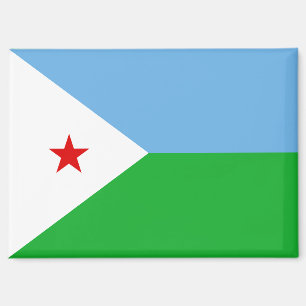 Aimant Drapeau national de l'aimant du Rectangle de Djibo