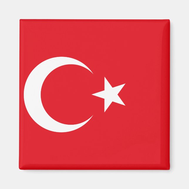Aimant Drapeau national de Turquie (Devant)