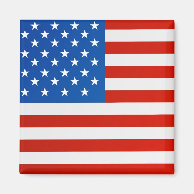 Aimant drapeau national des États-Unis (Devant)
