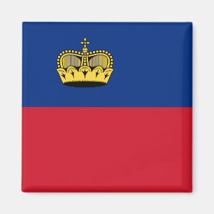 Aimant Drapeau national du monde de la Liechtenstein