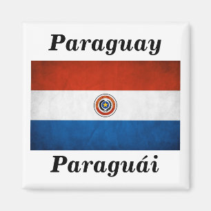 Aimant drapeau national du Paraguay