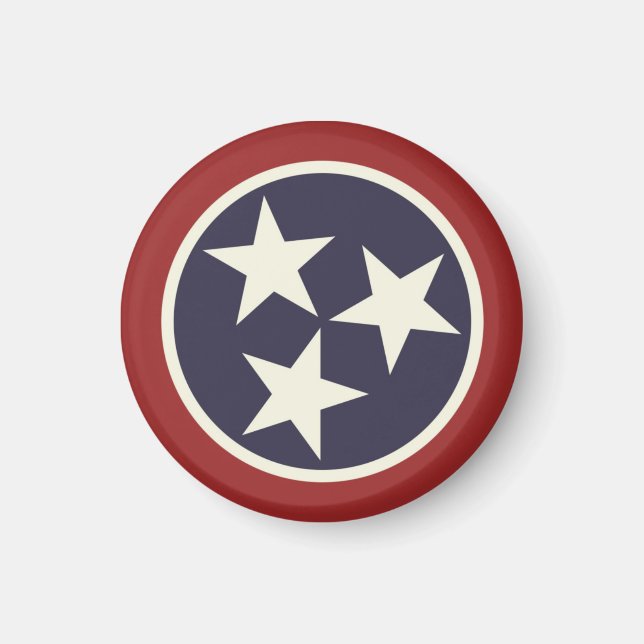 Aimant Drapeau national du Tennessee (Devant)