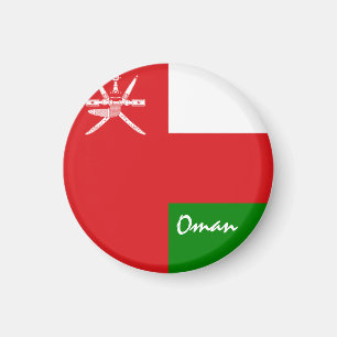 Aimant Drapeau Oman & Asie - Amateurs de voyages/sports