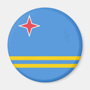 Aimant Drapeau patriotique d'Aruba
