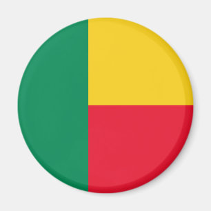 Aimant Drapeau patriotique du Bénin