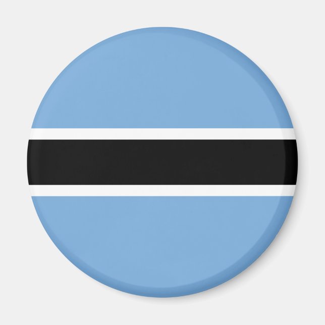 Aimant Drapeau patriotique du Botswana (Devant)