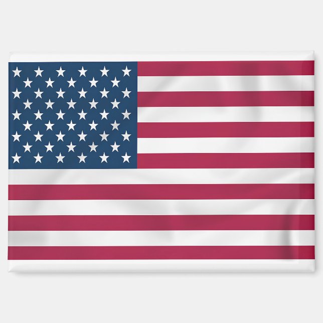 Aimant drapeau patriotique USA pour toute surface (Recto)