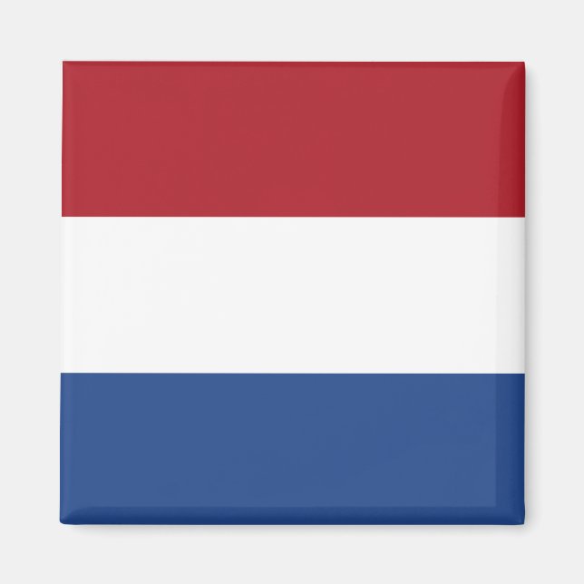 Aimant Drapeau Pays-Bas (néerlandais) (Devant)