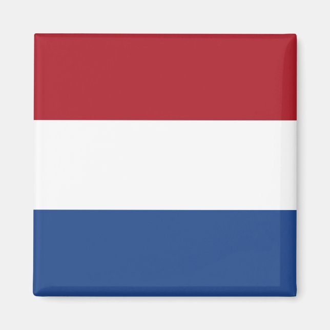 Aimant Drapeau Pays-Bas tricolore (Devant)
