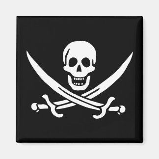 Aimant Drapeau pirate de Calico Jack
