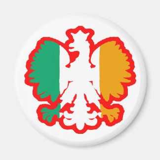 AIMANT DRAPEAU POLONAIS/IRLANDAIS