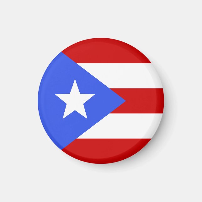 Aimant Drapeau Porto Rico (Devant)