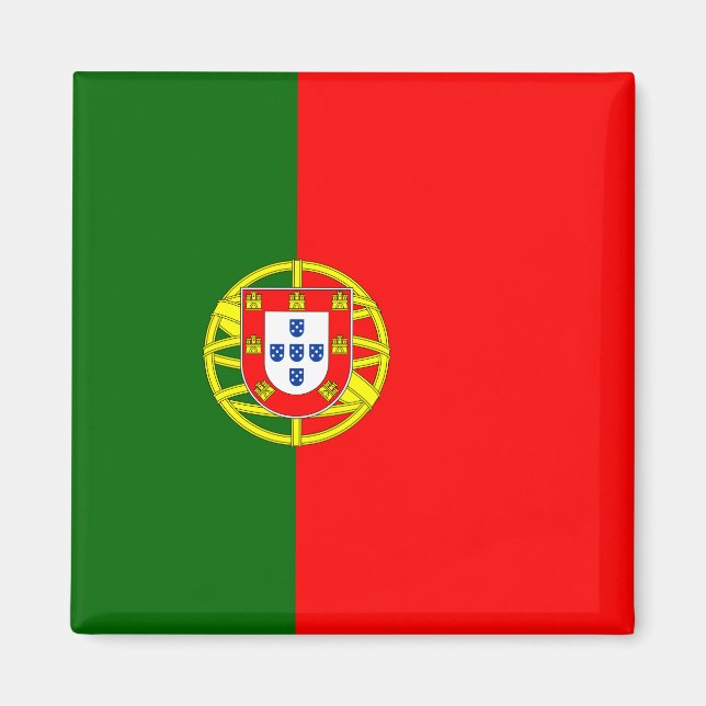 Aimant Drapeau portugais (Portugal) (Devant)