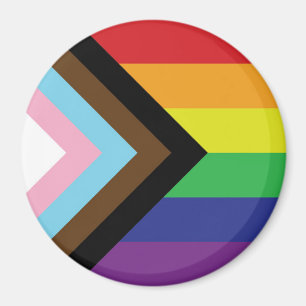 Aimant Drapeau progressiste LGBTQIA