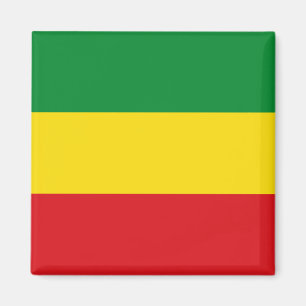 Aimant Drapeau rastafarien Rasta Ethiopie