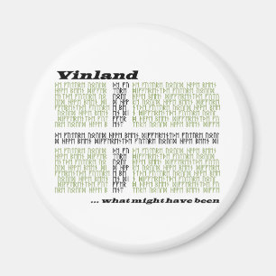 Aimant Drapeau Runic Vinland - Ce Qui Aurait Pu Être