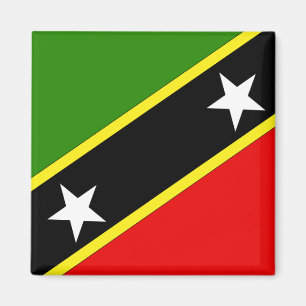 Aimant Drapeau Saint Christopher Nevis