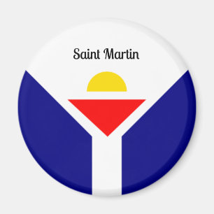 Aimant Drapeau Saint-Martin