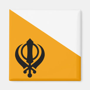 Aimant Drapeau saint sikh Sikhisme Nishan Sahib du