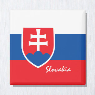 Aimant Drapeau slovaque & Vacances Slovaquie, Voyage / Sp