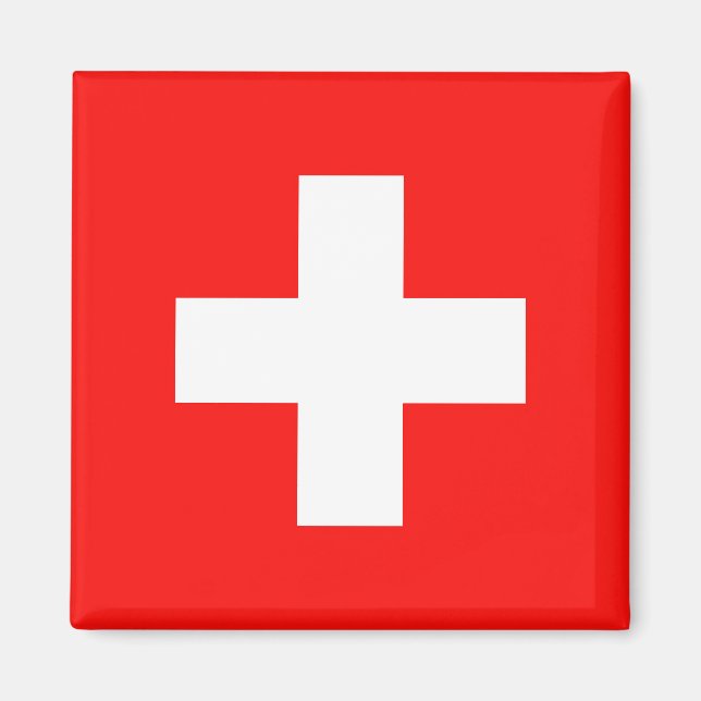 Aimant Drapeau Suisse (Devant)