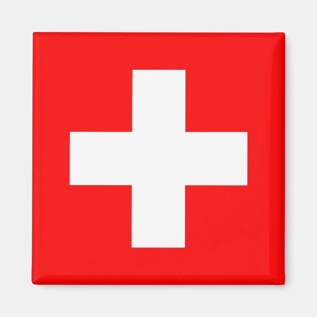 Aimant Drapeau suisse (Devant)